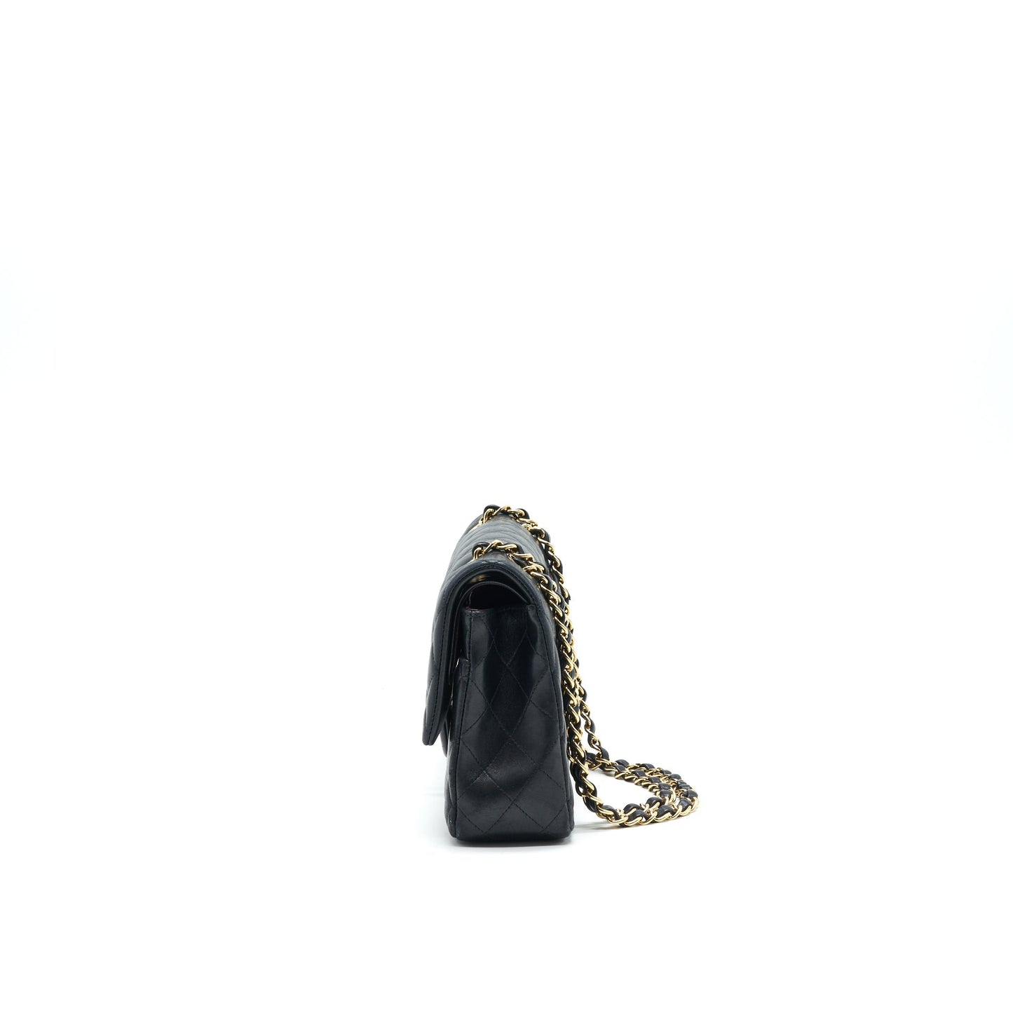 Chanel Classic Double Flap Bag Lambskin Medium Black serial 19