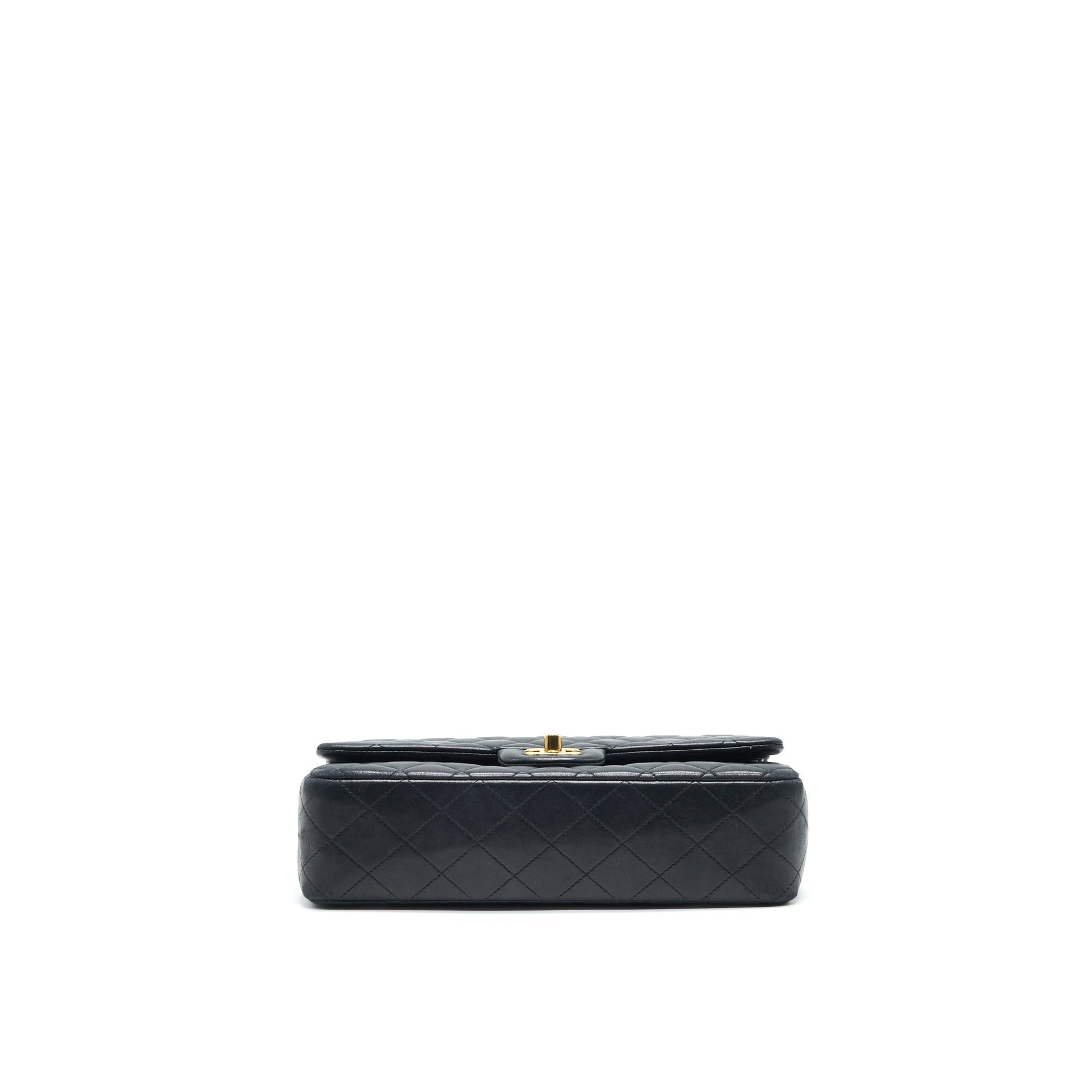 Chanel Classic Double Flap Bag Lambskin Medium Black serial 19