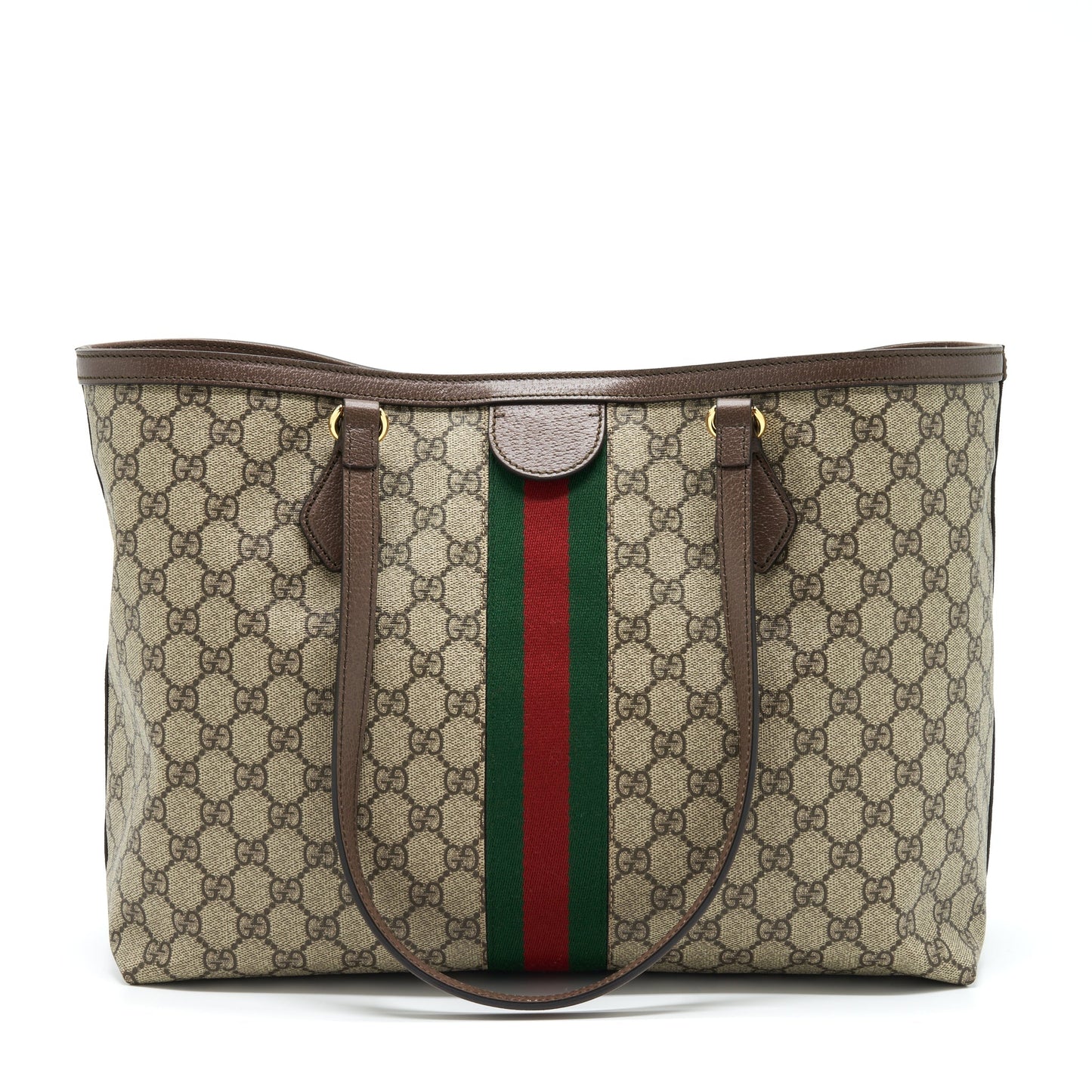 Gucci Shopping Tote Bag GG Supreme Canvas