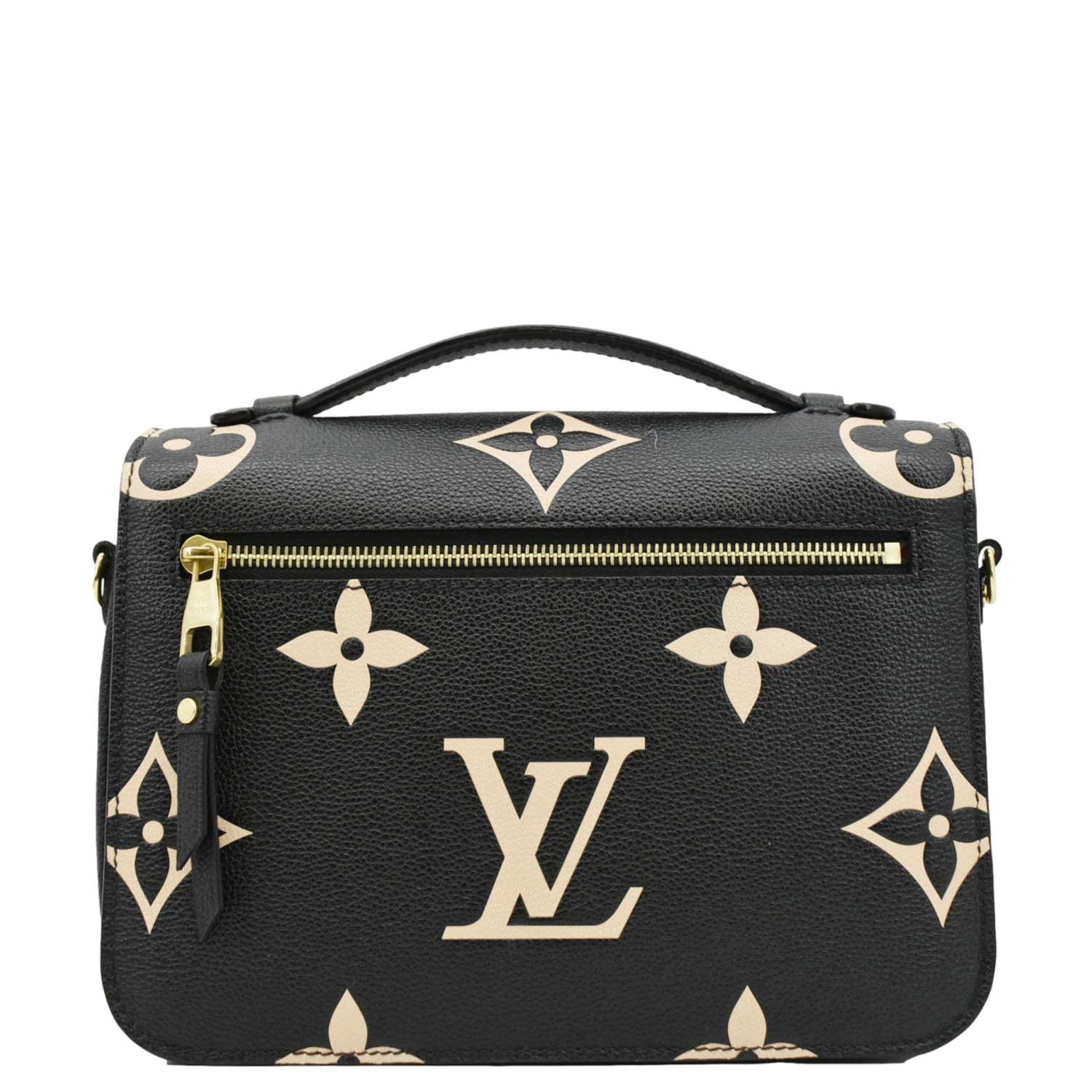 LOUIS VUITTON Metis Pochette Empreinte Leather Crossbody Bag Bicolor