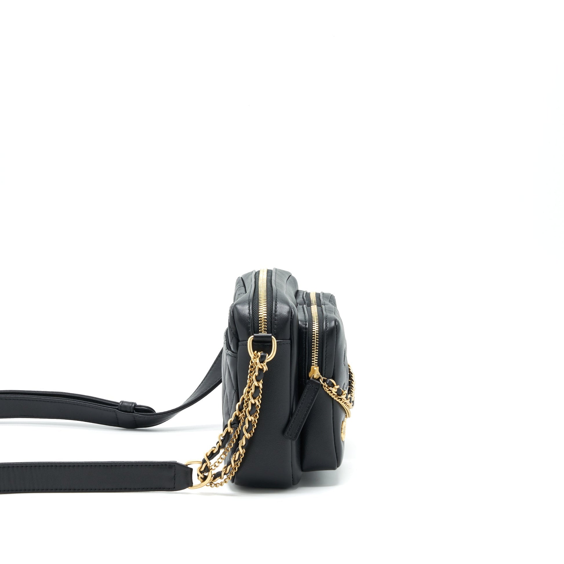 Chanel 22C Camera Bag Calfskin Black