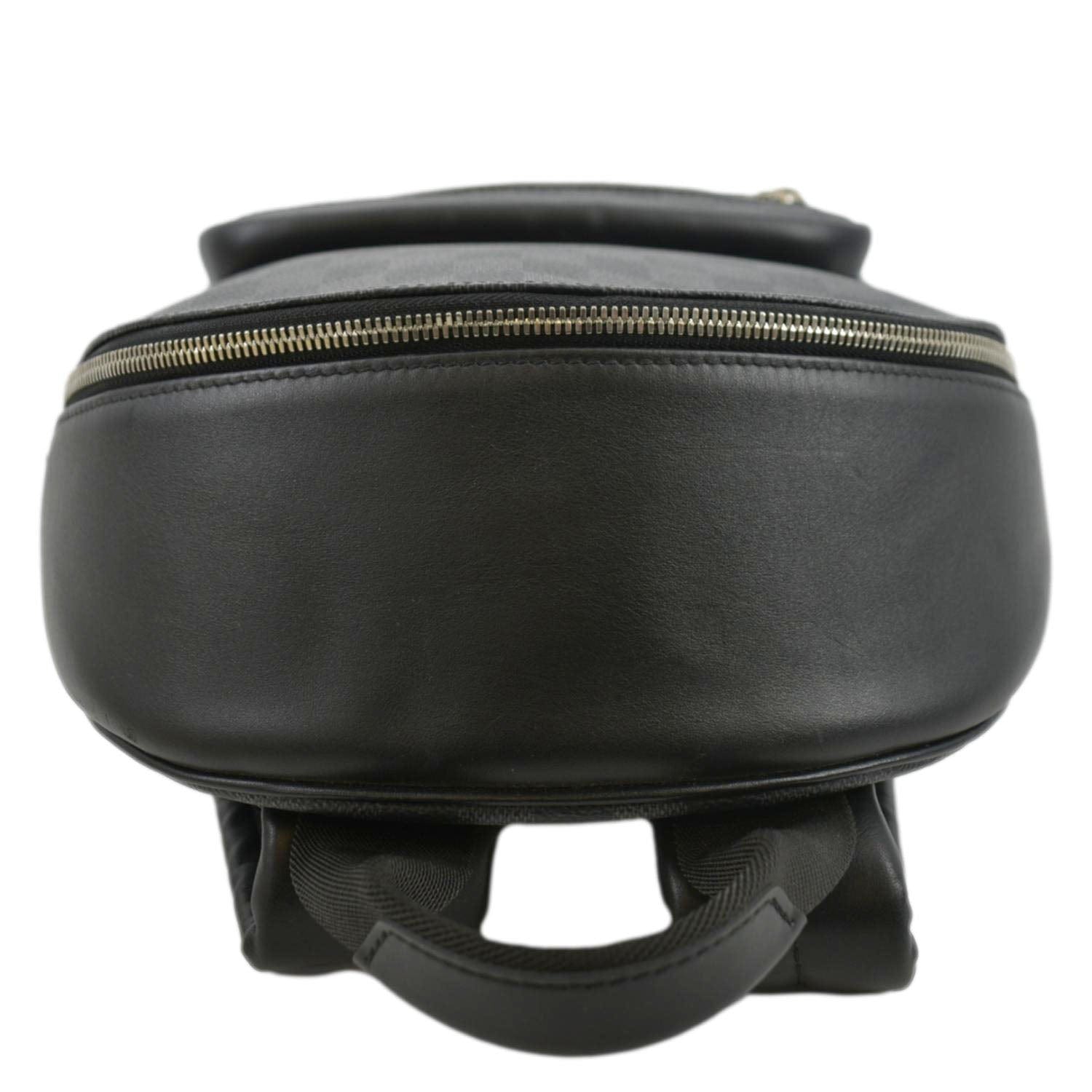 LOUIS VUITTON Josh Damier Graphite Backpack Black