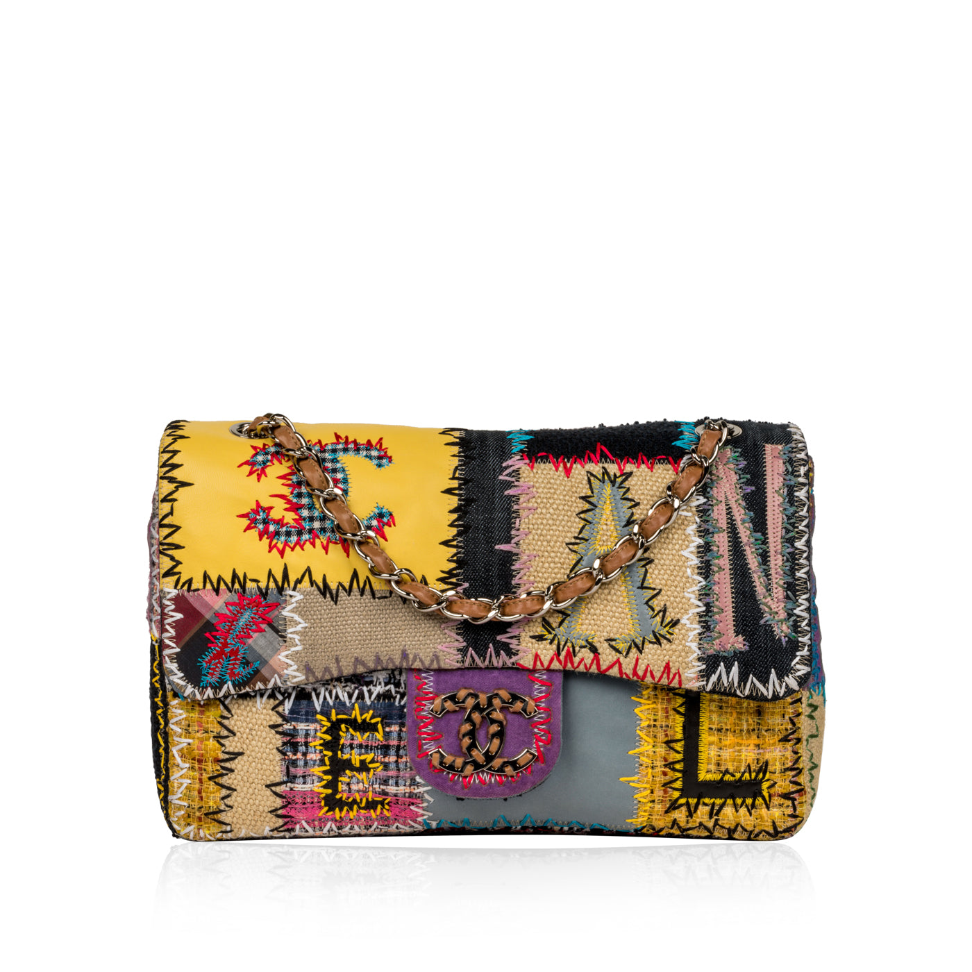 Chanel Patchwork Jumbo Classic Flap Bag