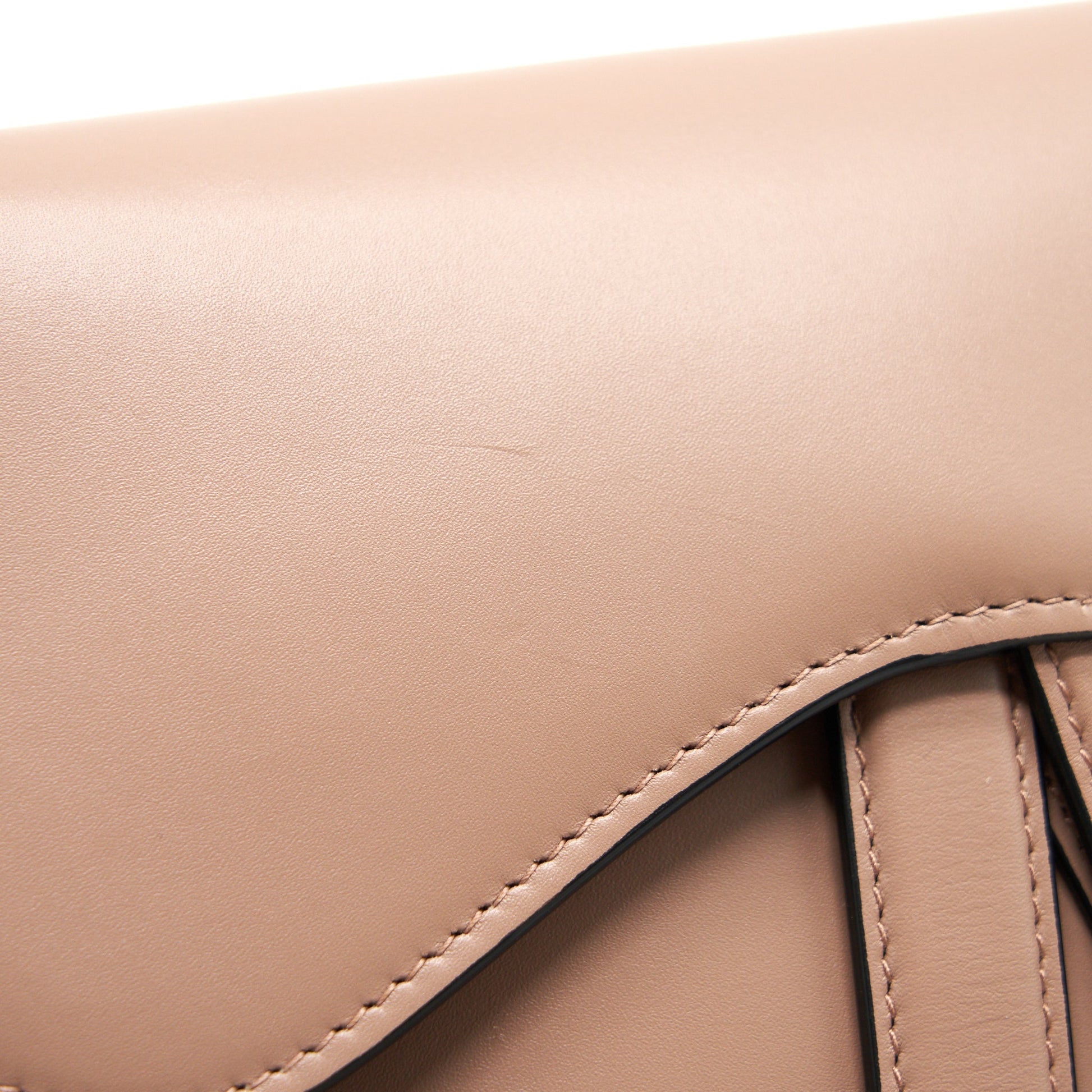 Dior Saddle Pouch Belt Purse Beige