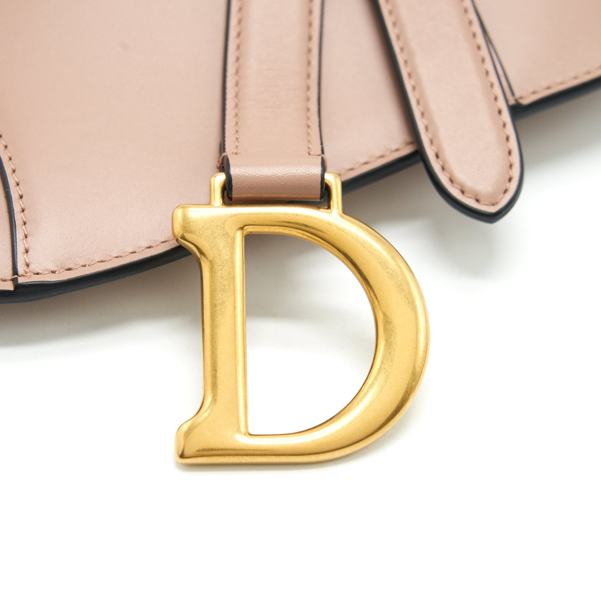 Dior Saddle Pouch Belt Purse Beige