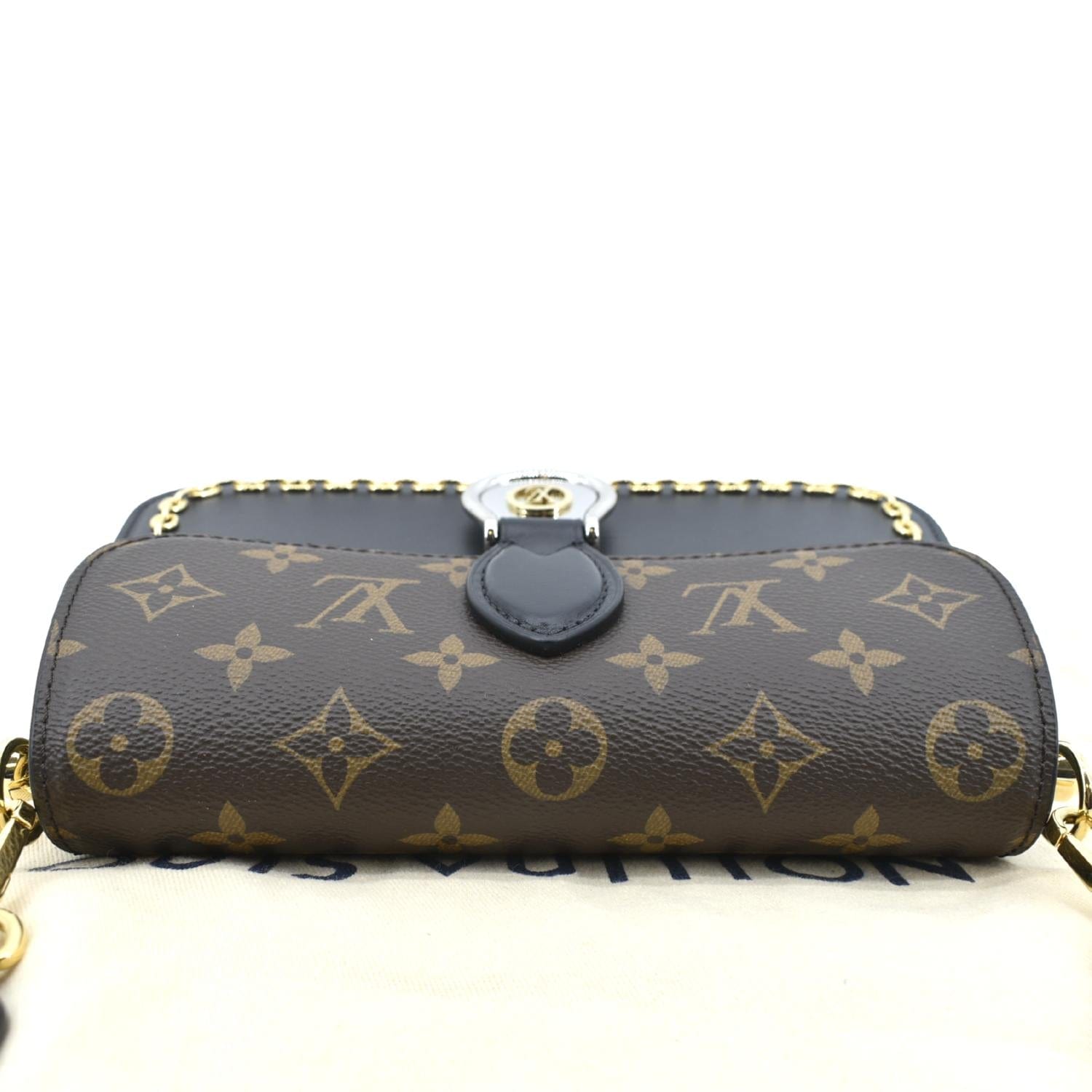LOUIS VUITTON Neo Saint Monogram Canvas Shoulder Bag Black