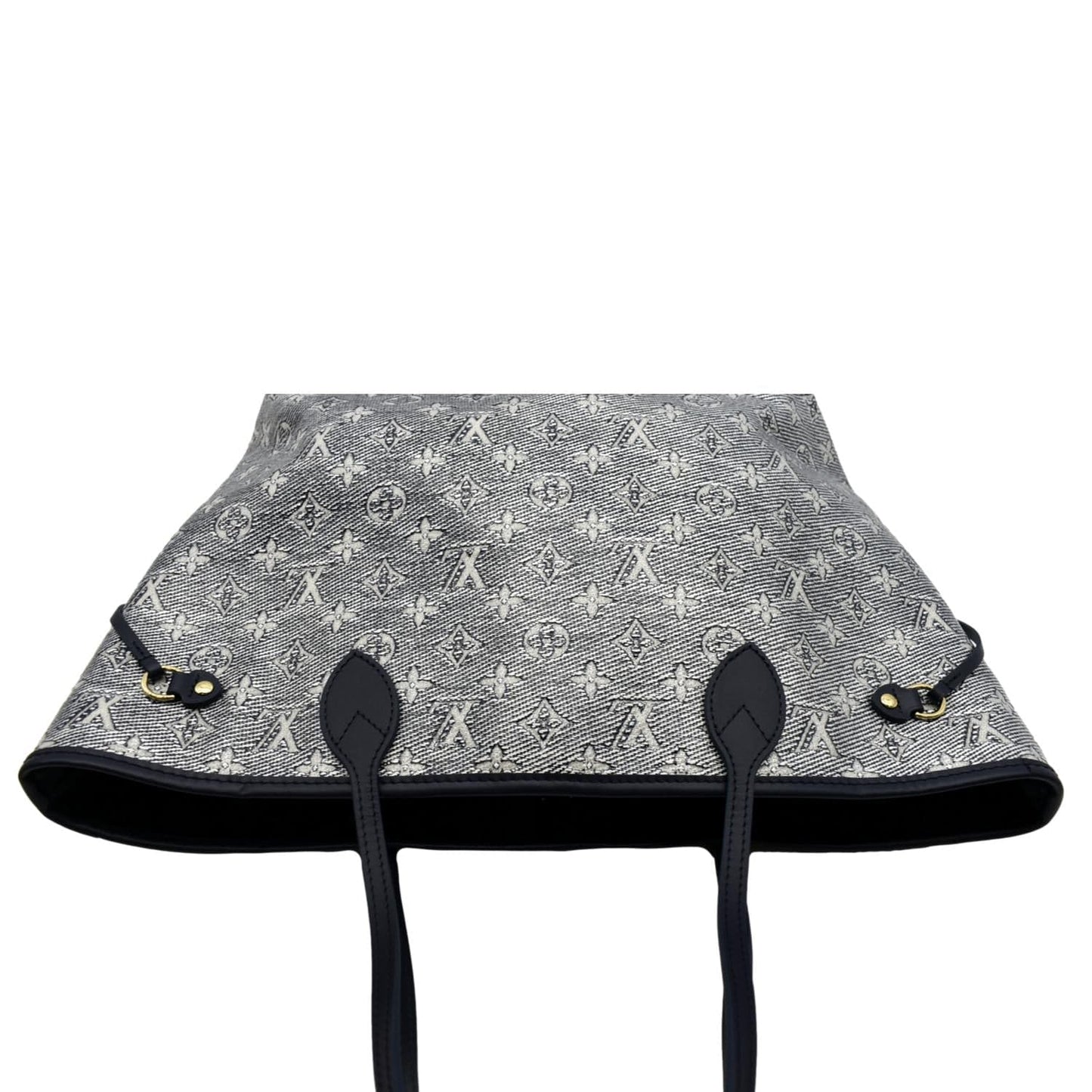 LOUIS VUITTON Neverfull MM Autres Toiles Monogram Canvas Tote Bag Metallic Chrome