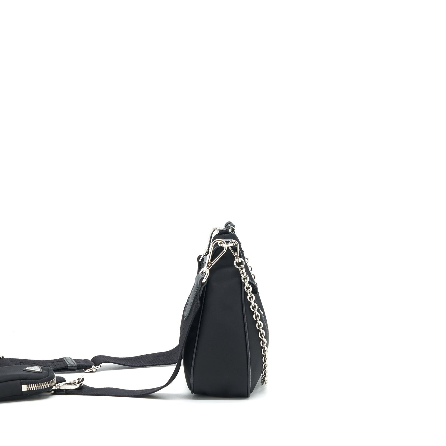 Prada reedition 2005 Nylon Bag Black SHW