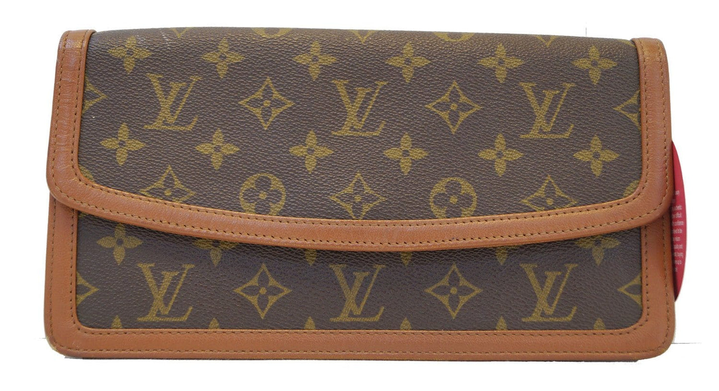 LOUIS VUITTON Monogram Pochette Dame PM Clutch Handbag
