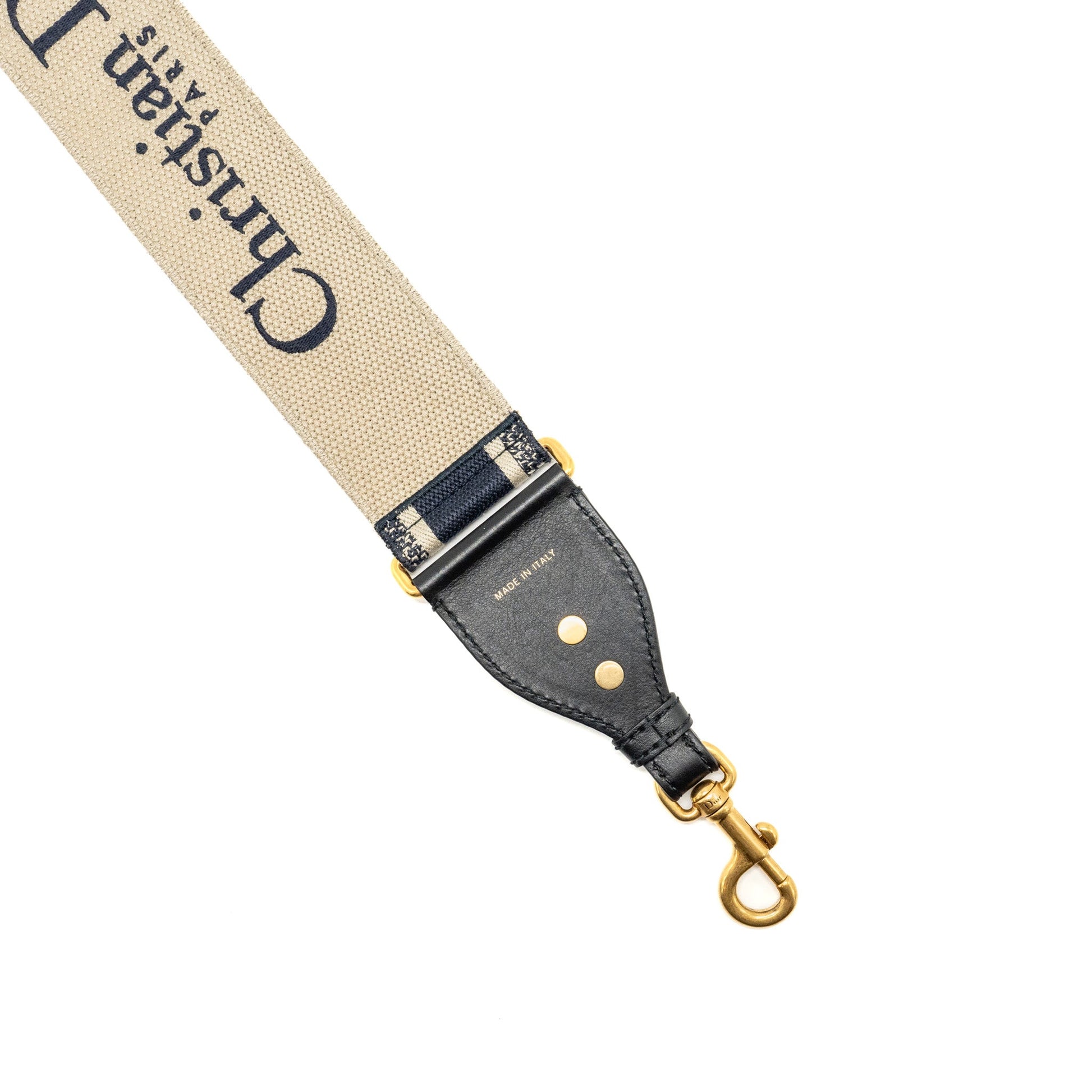 Dior Shoulder Strap Oblique Canvas Black/Navy