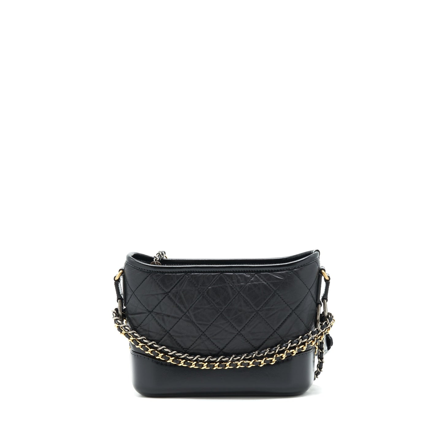 Chanel Small Hobo Gabrielle Calfskin Black