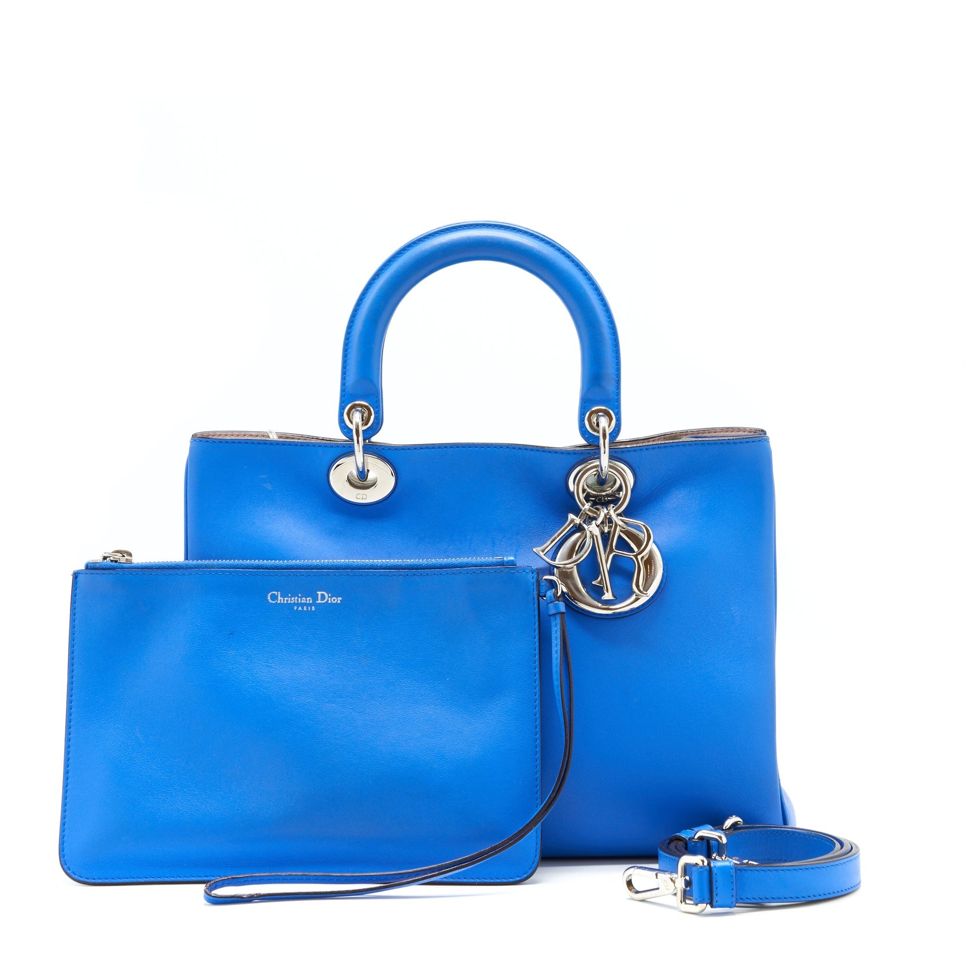 Dior diorissimo Tote Purse Blue