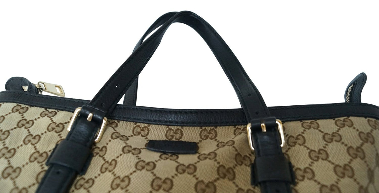 Gucci GG Canvas Tote Shoulder Bag