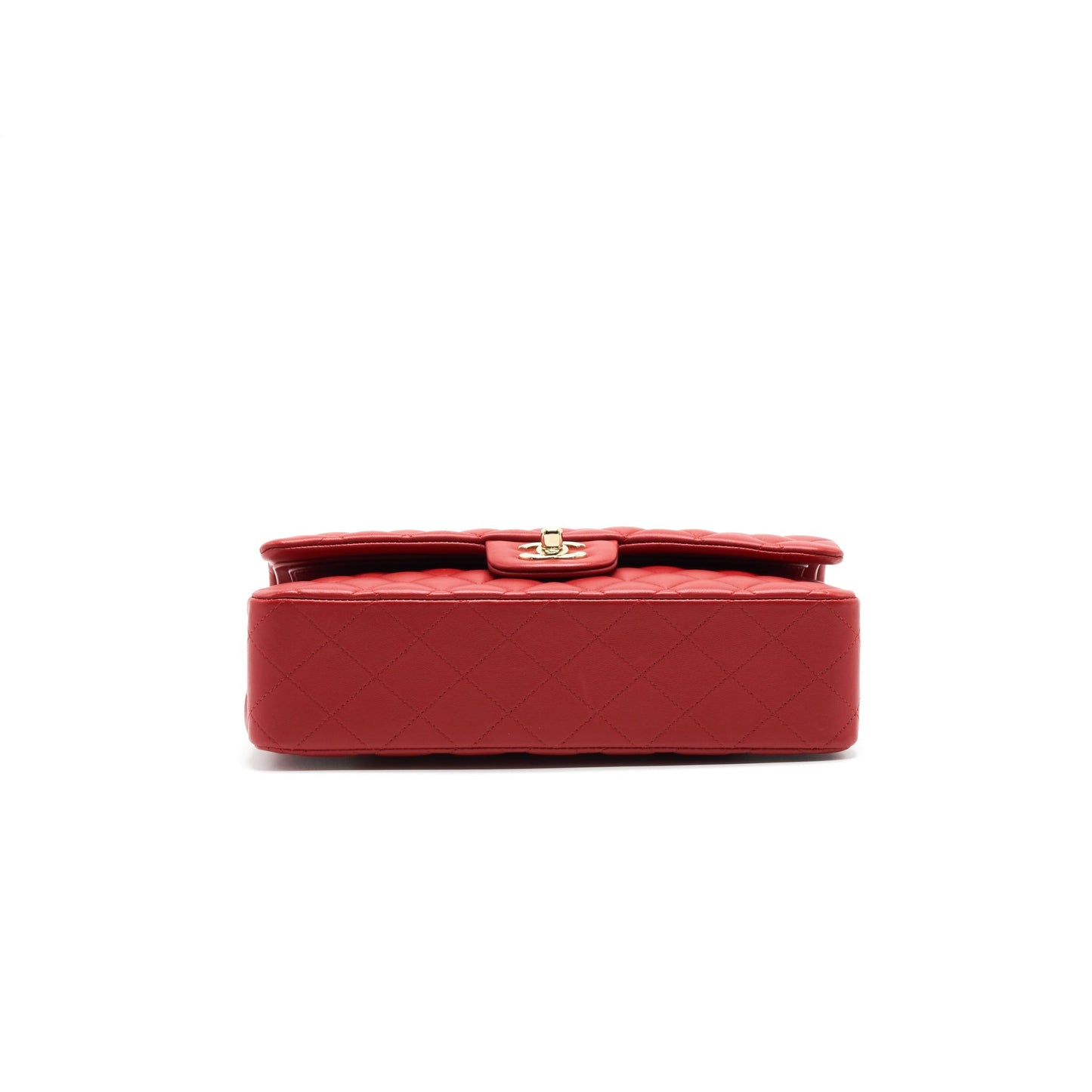 Chanel Medium Classic Double Flap Bag Red L serial29