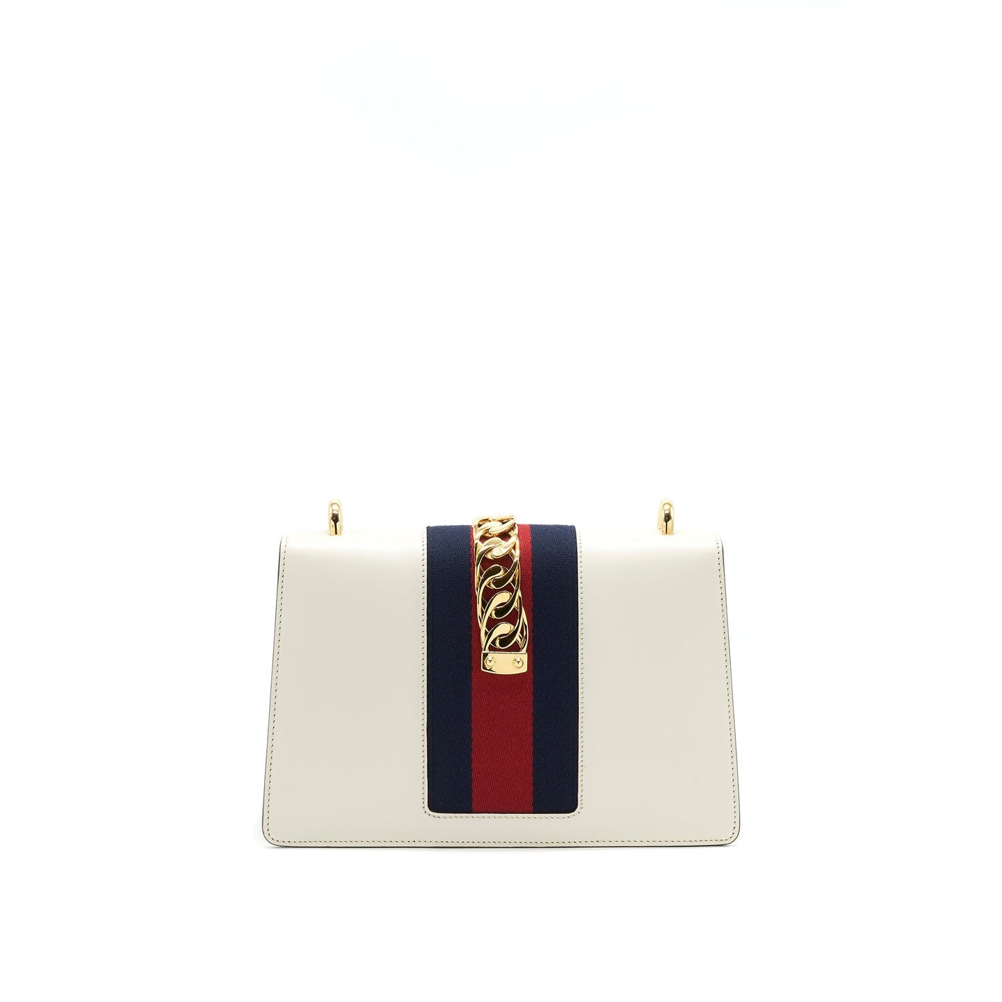 GUCCI SMALL SYLVIE BAG IN WHITE