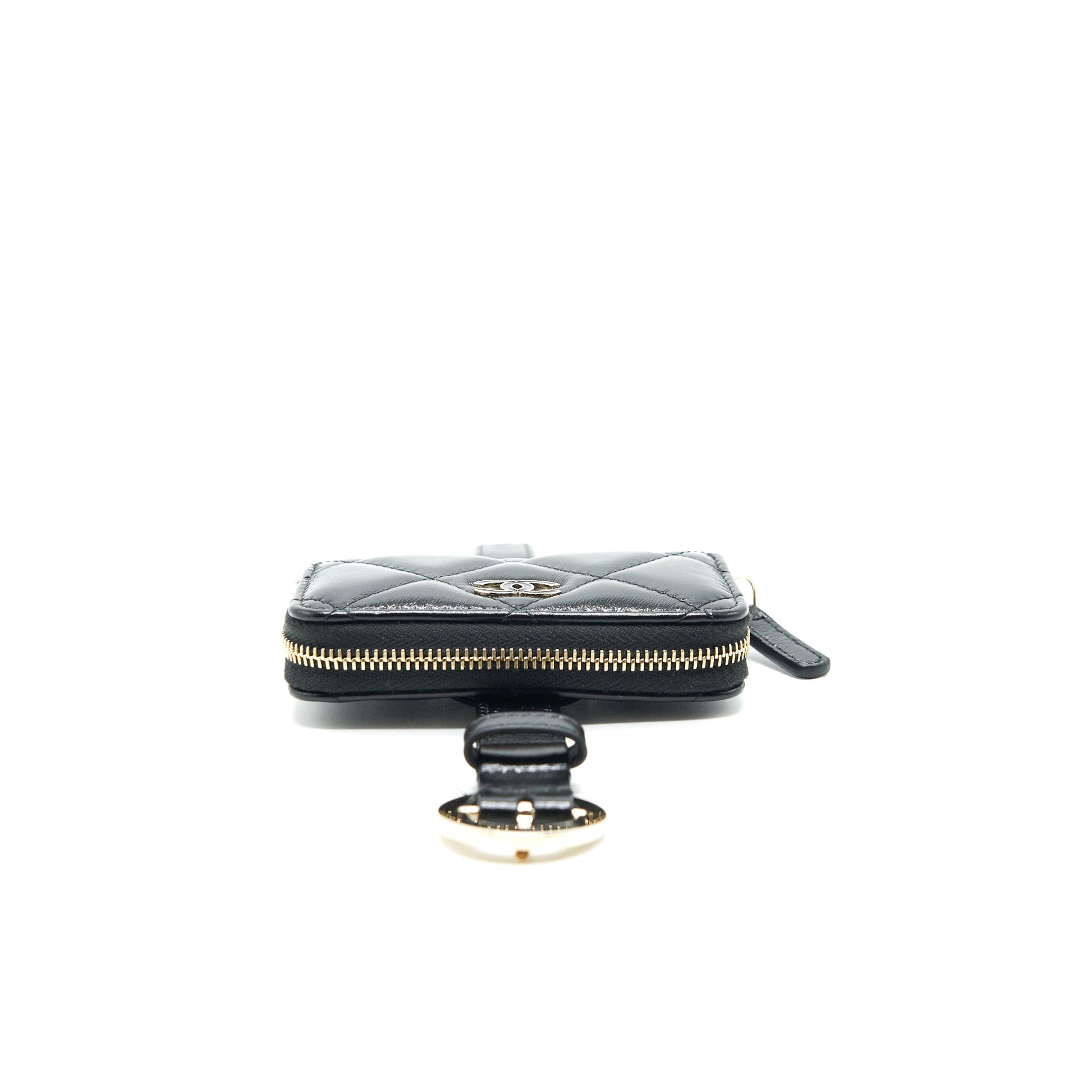 Chanel Zipped Coin Purse Bracelets in Shiny Lambskin
