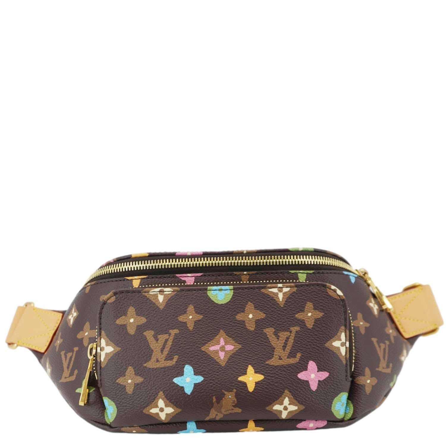 LOUIS VUITTON Tyler Monogram Craggy Canvas Rush Bumbag Brown