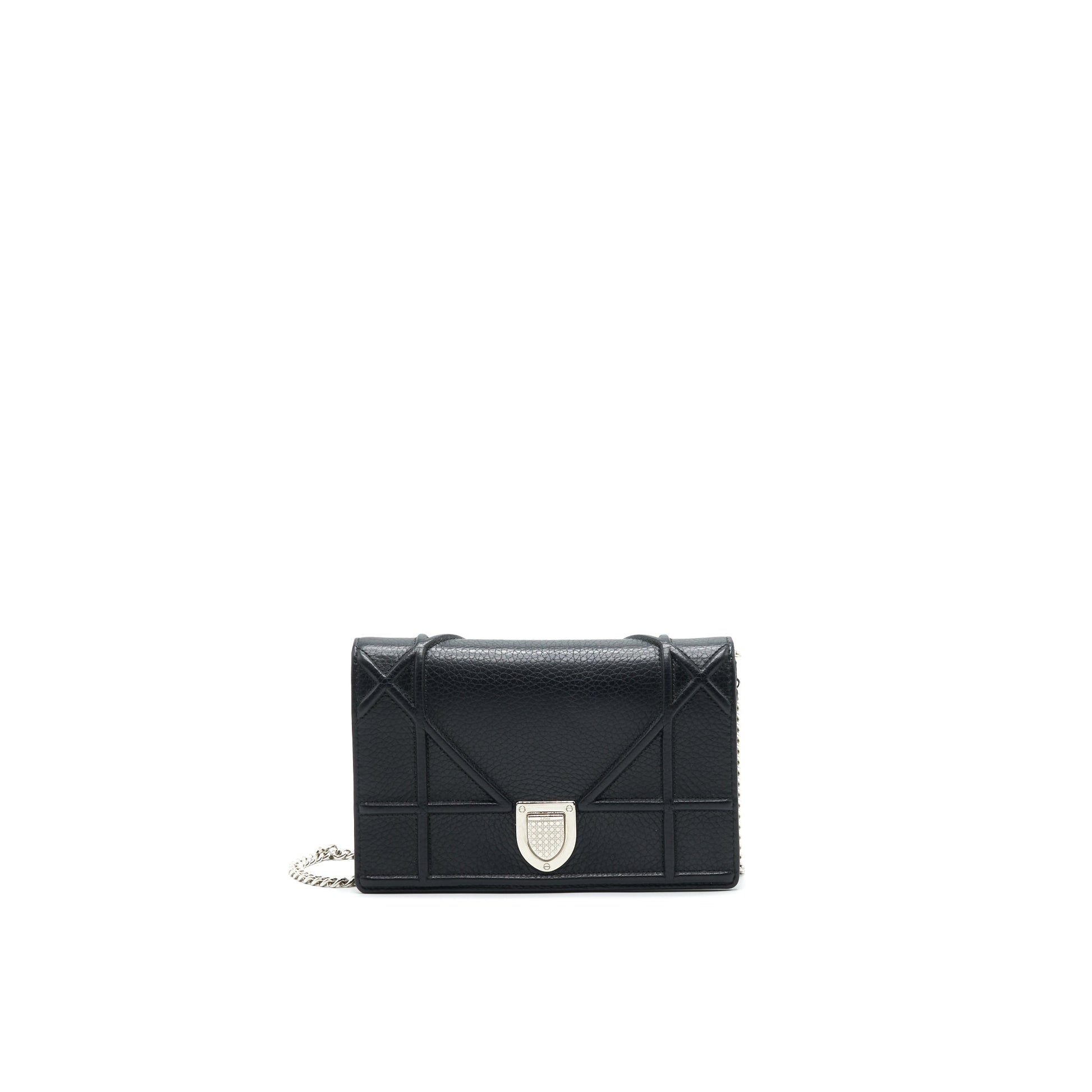 Dior Diorama Wallet on Chain Black with