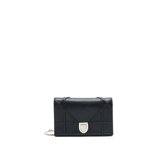 Dior Diorama Wallet on Chain Black with