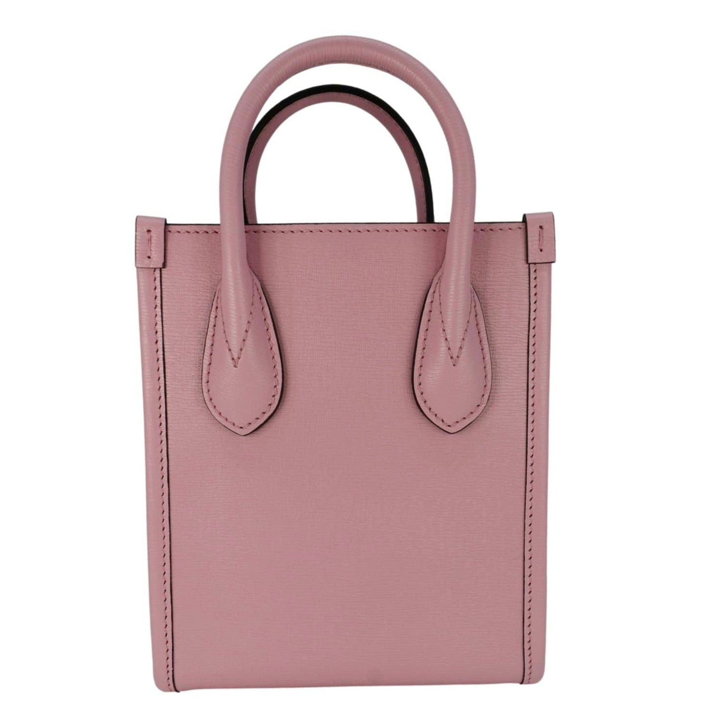 GUCCI X BNF Baya Print Leather Vertical Tote Bag Pink 671623