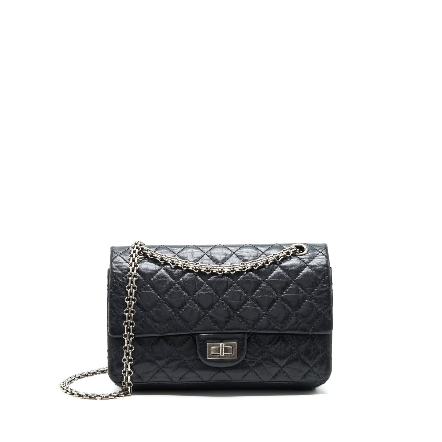 Chanel Reissue 2.55 double flap Bag Calfskin black