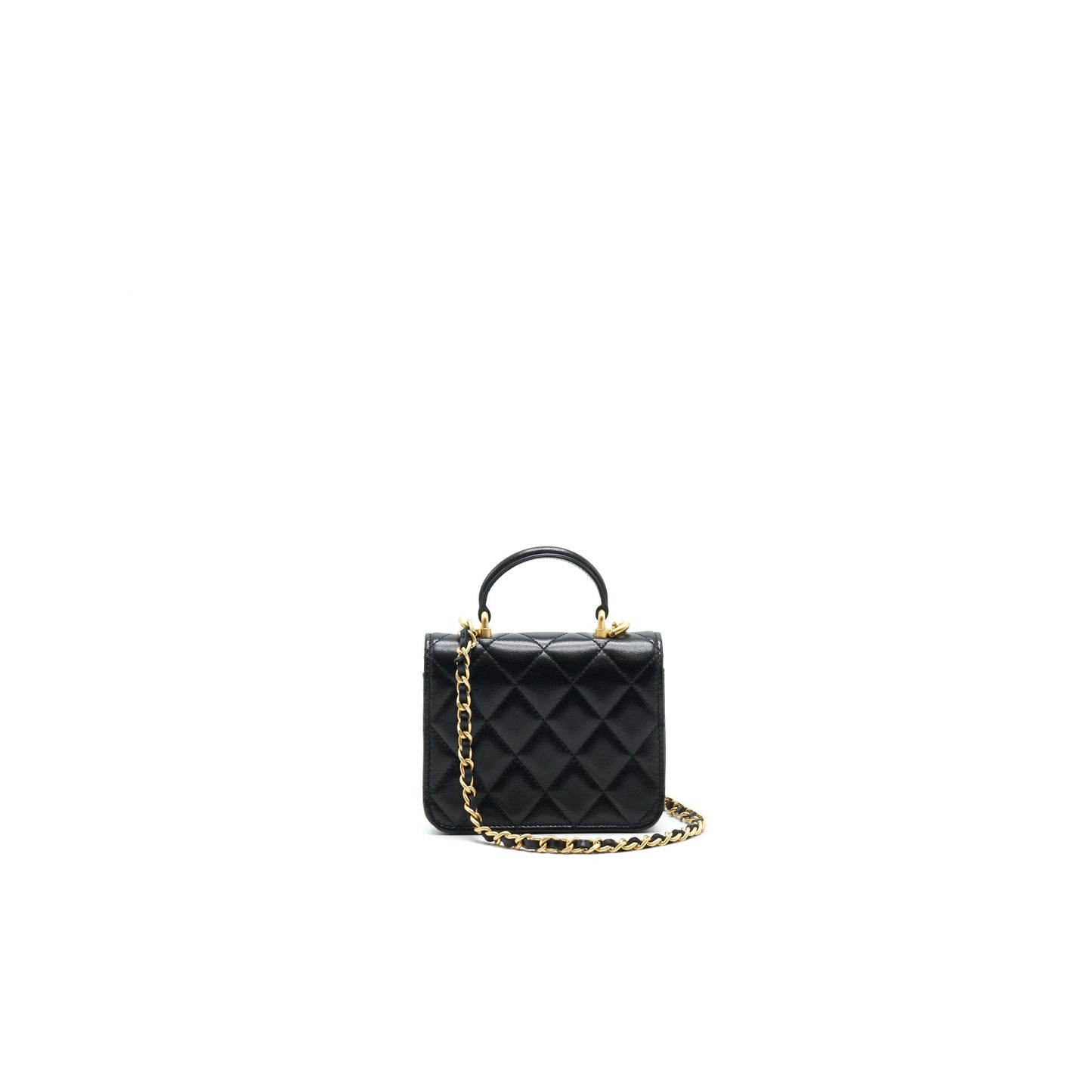 Chanel 2021 flap Coin Purse with Chain black
