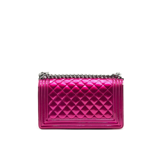 Chanel Medium Leboy Bag Metallic Pink