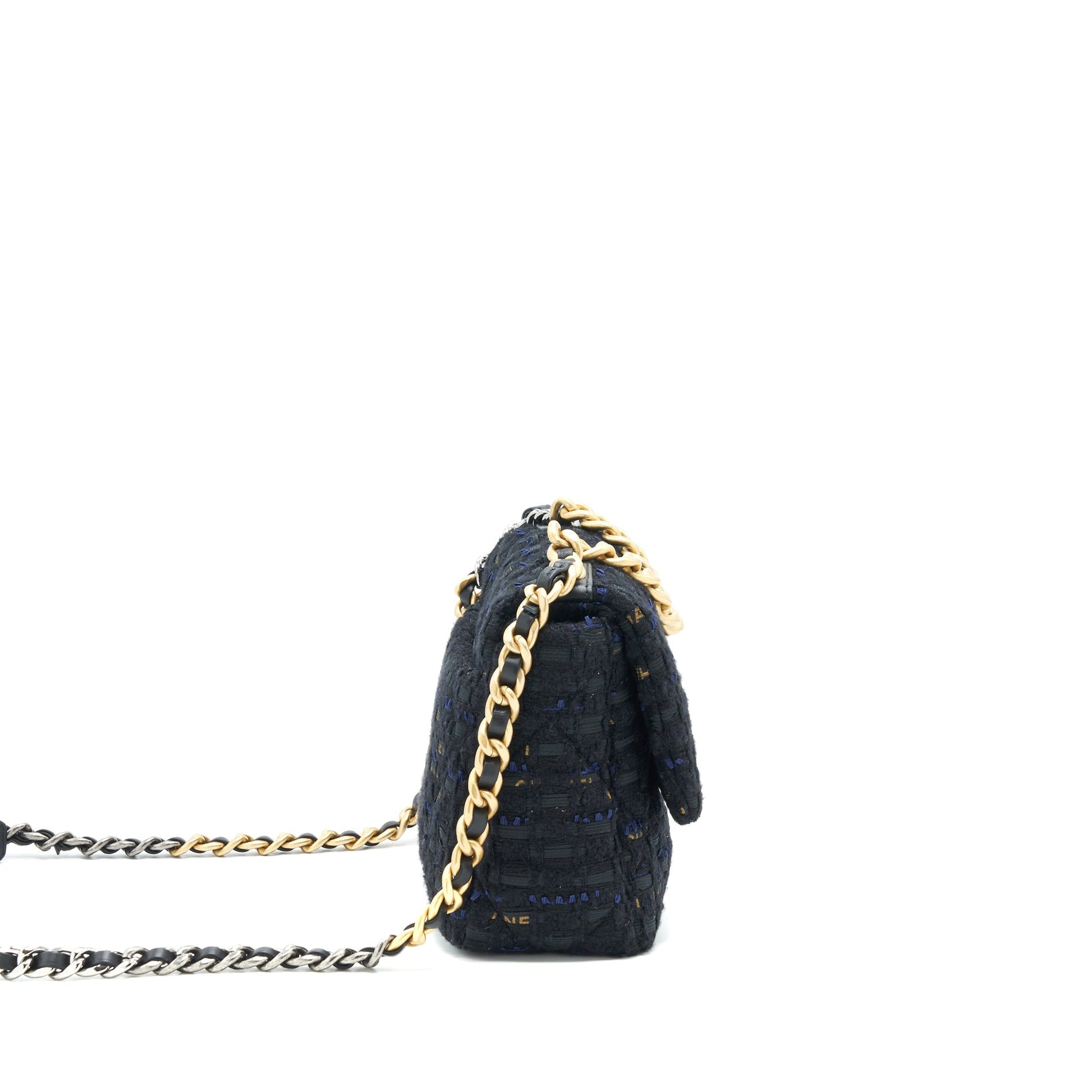 Chanel Tweed Small 19 Flap Bag