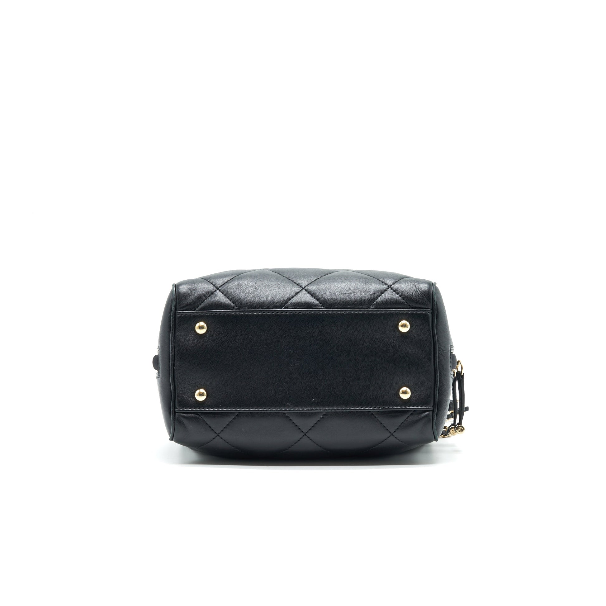 Chanel Black Lambskin Bowling Bag