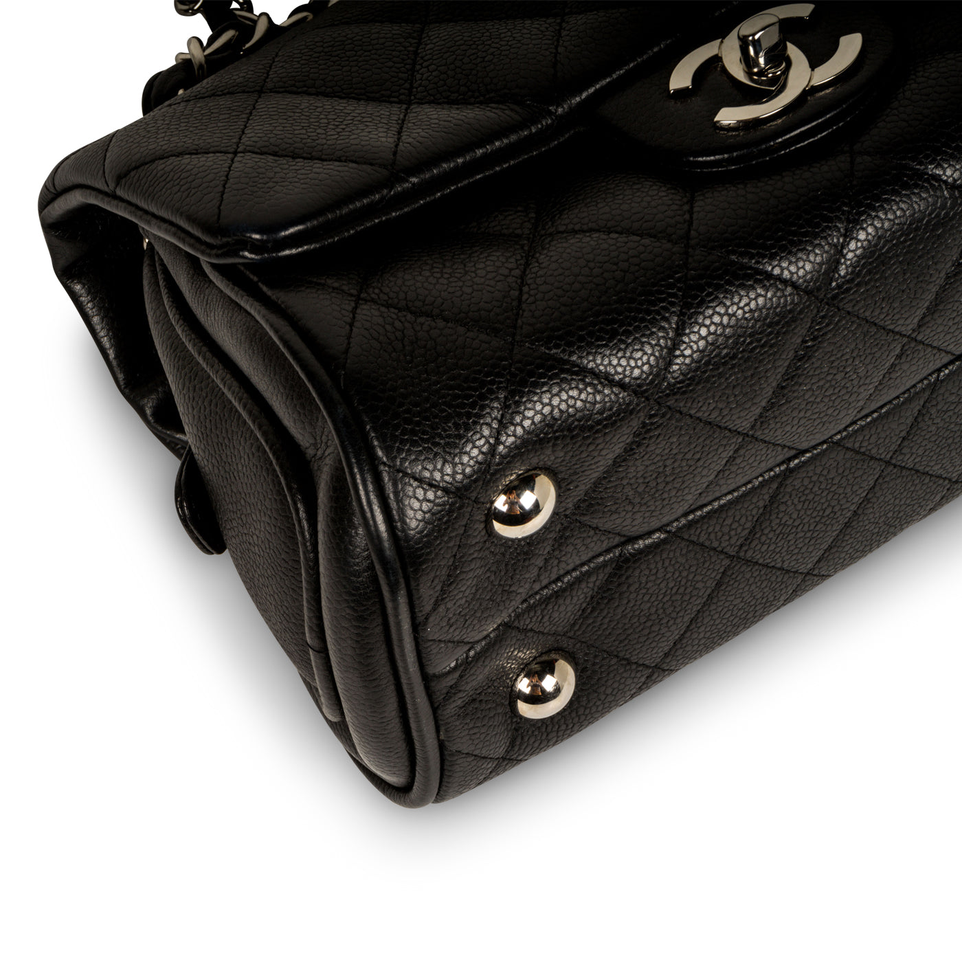 Chanel Small Bowler Caviar Shoulder Bag