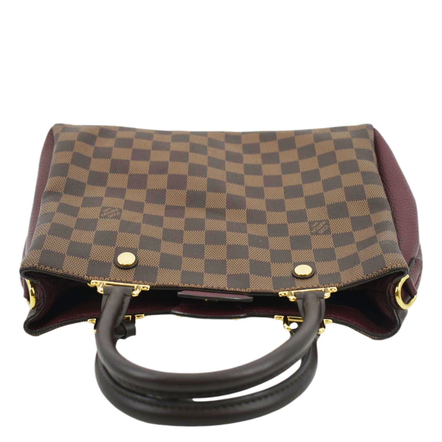 LOUIS VUITTON Brittany Damier Ebene Shoulder Bag Brown
