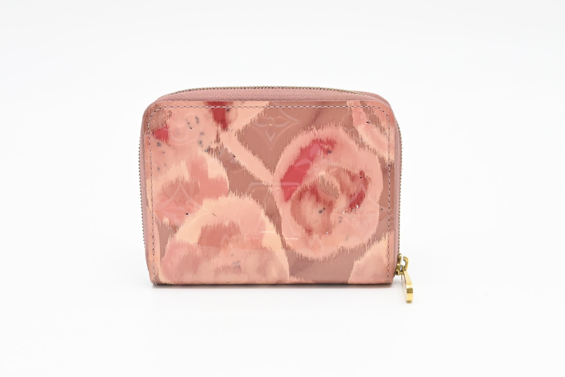Louis Vuitton Compact Zippy Wallet in Ikat Bloom Pink Vernis Leather