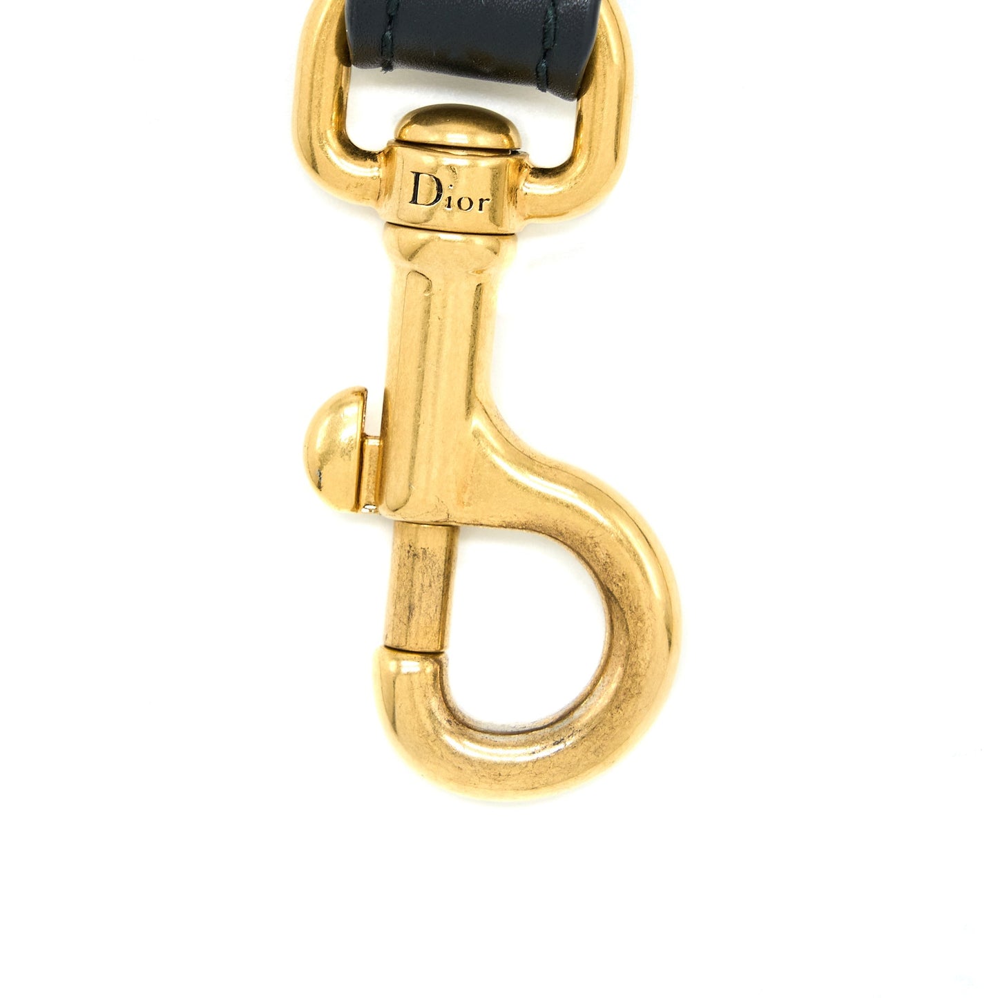 Dior Canvas Embroidered Shoulder Strap Black/White