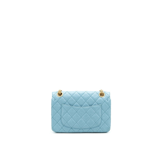 CHANEL MINI 2.55 REISSUE HANDBAG BLUE