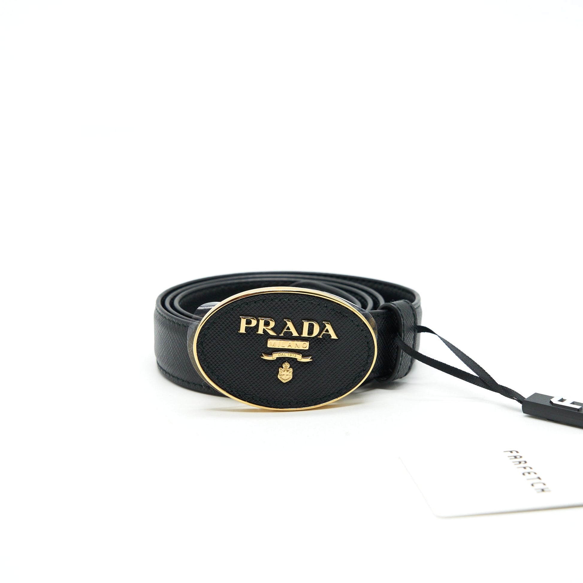 Prada Saffiano Finish Belt Size 75