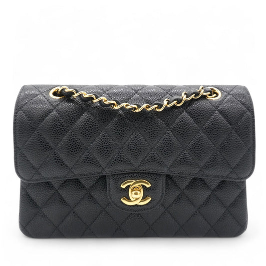 Chanel Caviar Quilted Small Double Flap Black