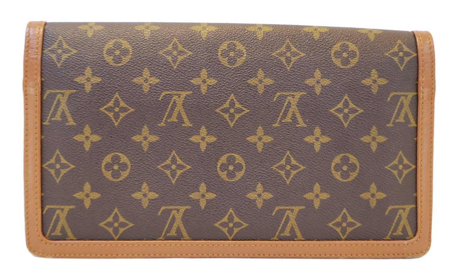 LOUIS VUITTON Pochette Dame GM Monogram Clutch Bag