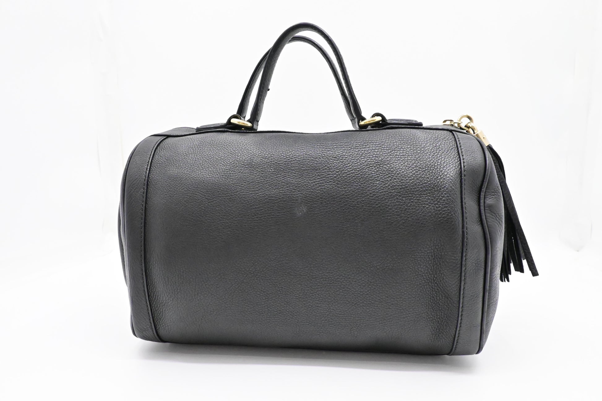 Gucci Soho Boston Bag in Black Leather