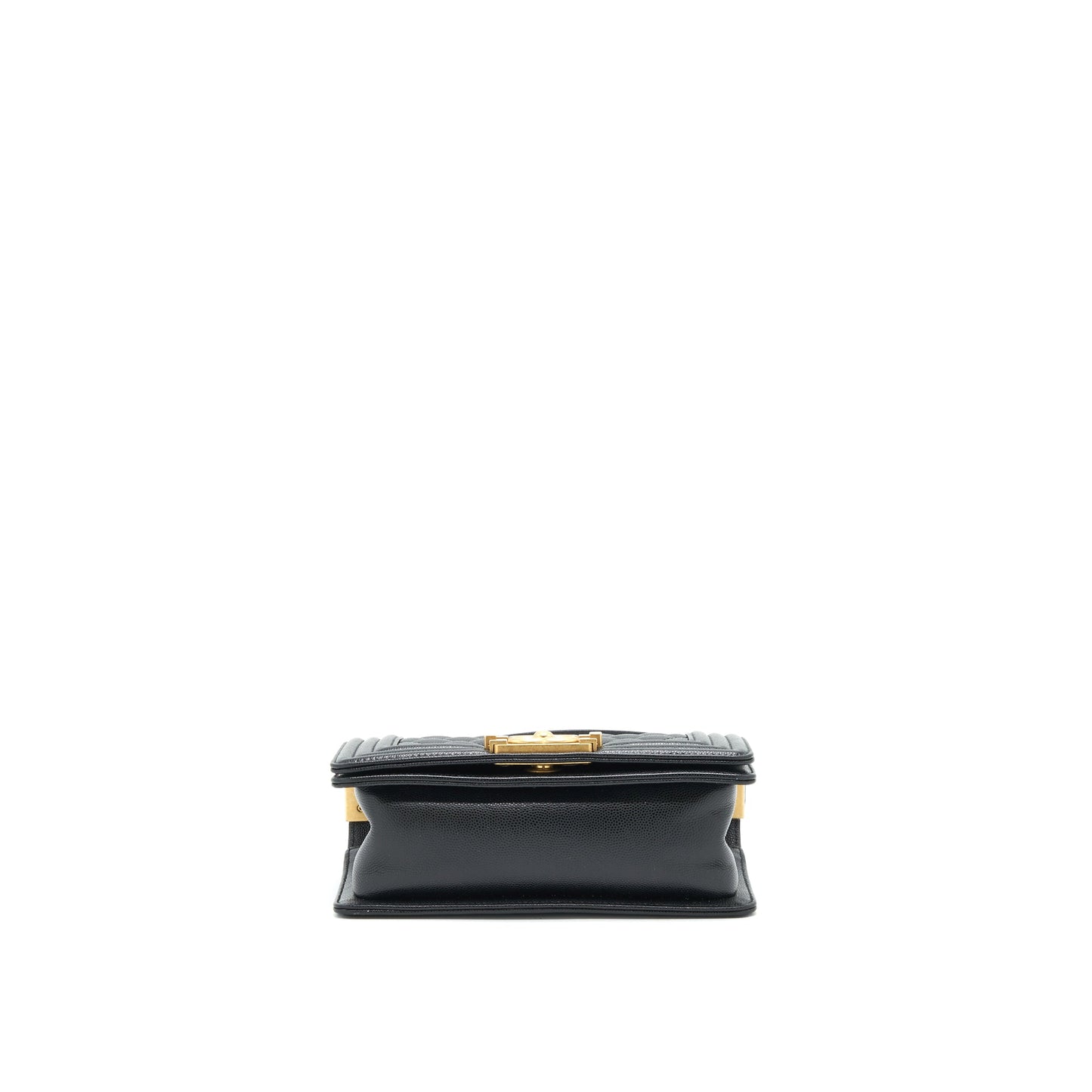 Chanel Small Boy Bag Caviar Black brushed Year 2021 (microchip serial?
