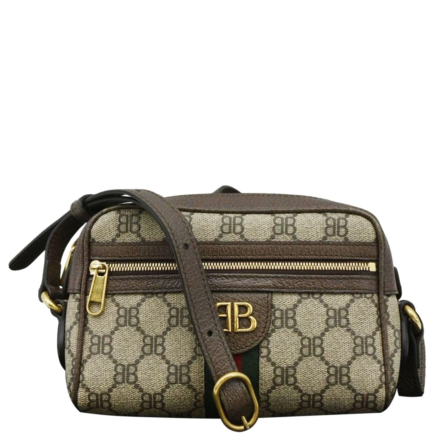 Gucci Leather Canvas Crossbody