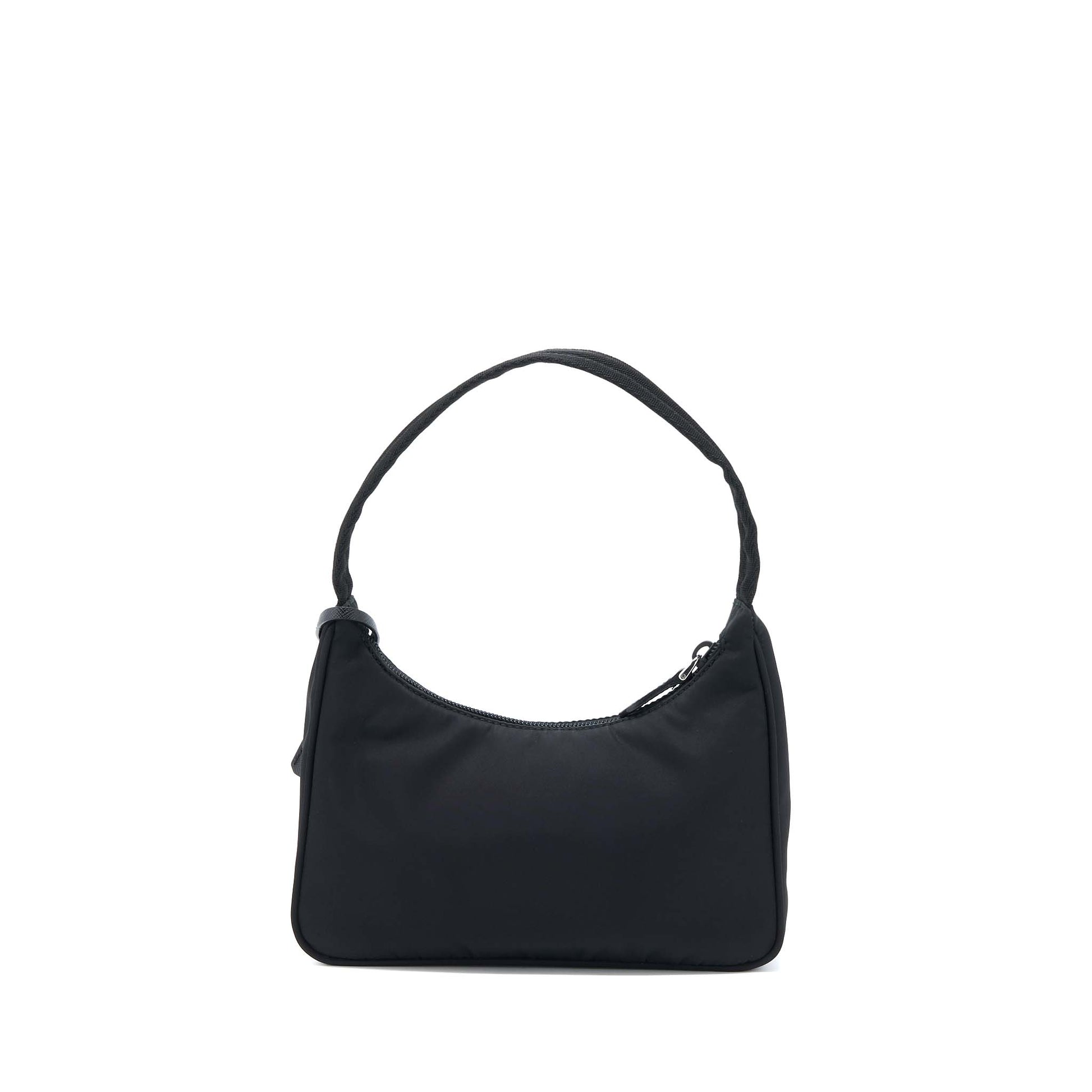 Prada Re-Edition 2000 Nylon Bag Black SHW