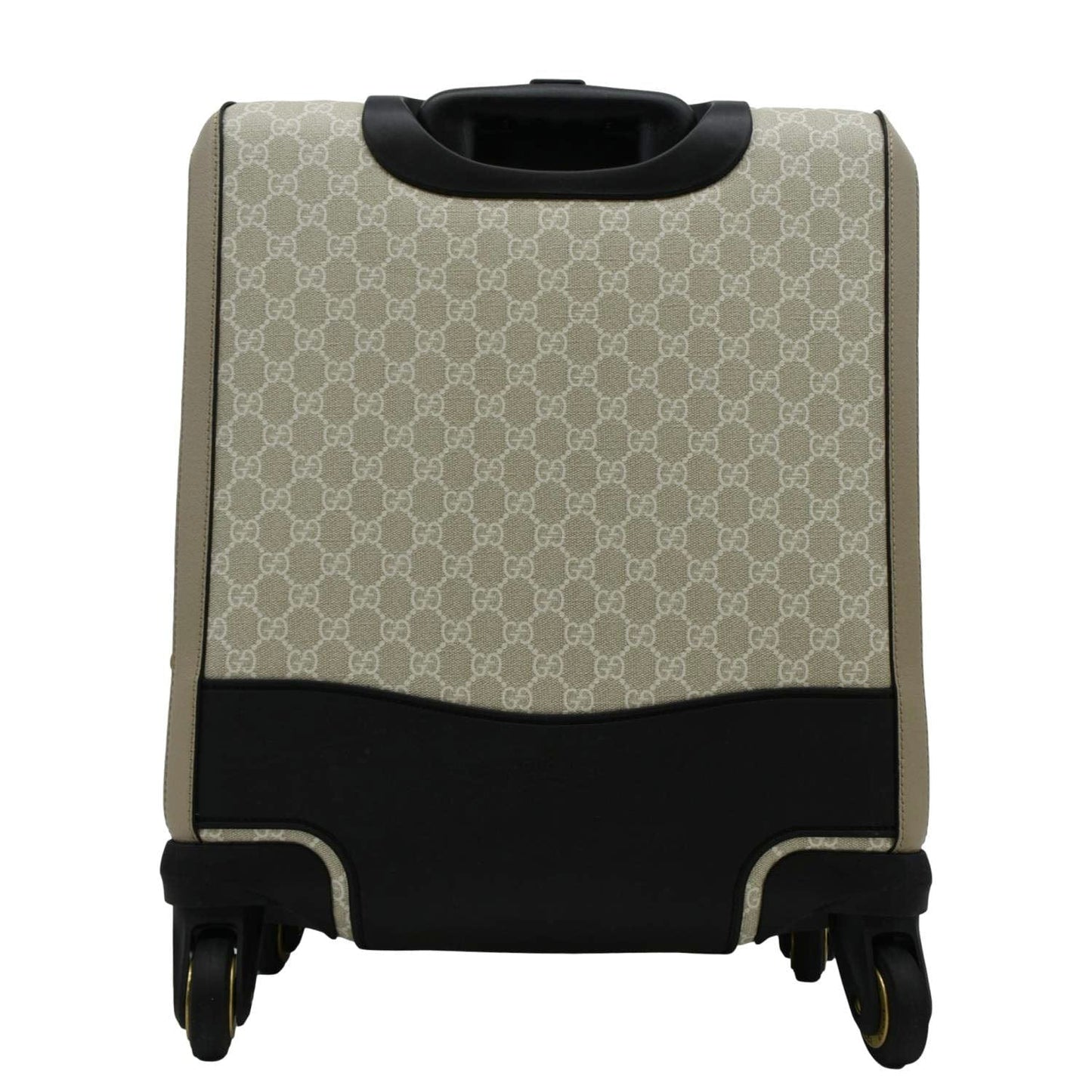 GUCCI Savoy Cabin Trolley Small GG Supreme Canvas Travel Bag Beige 693646