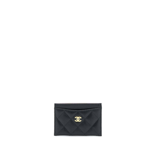 Chanel Class Quilted Holder Caviar Black GHW