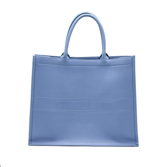 Dior Large Book Tote Light Blue