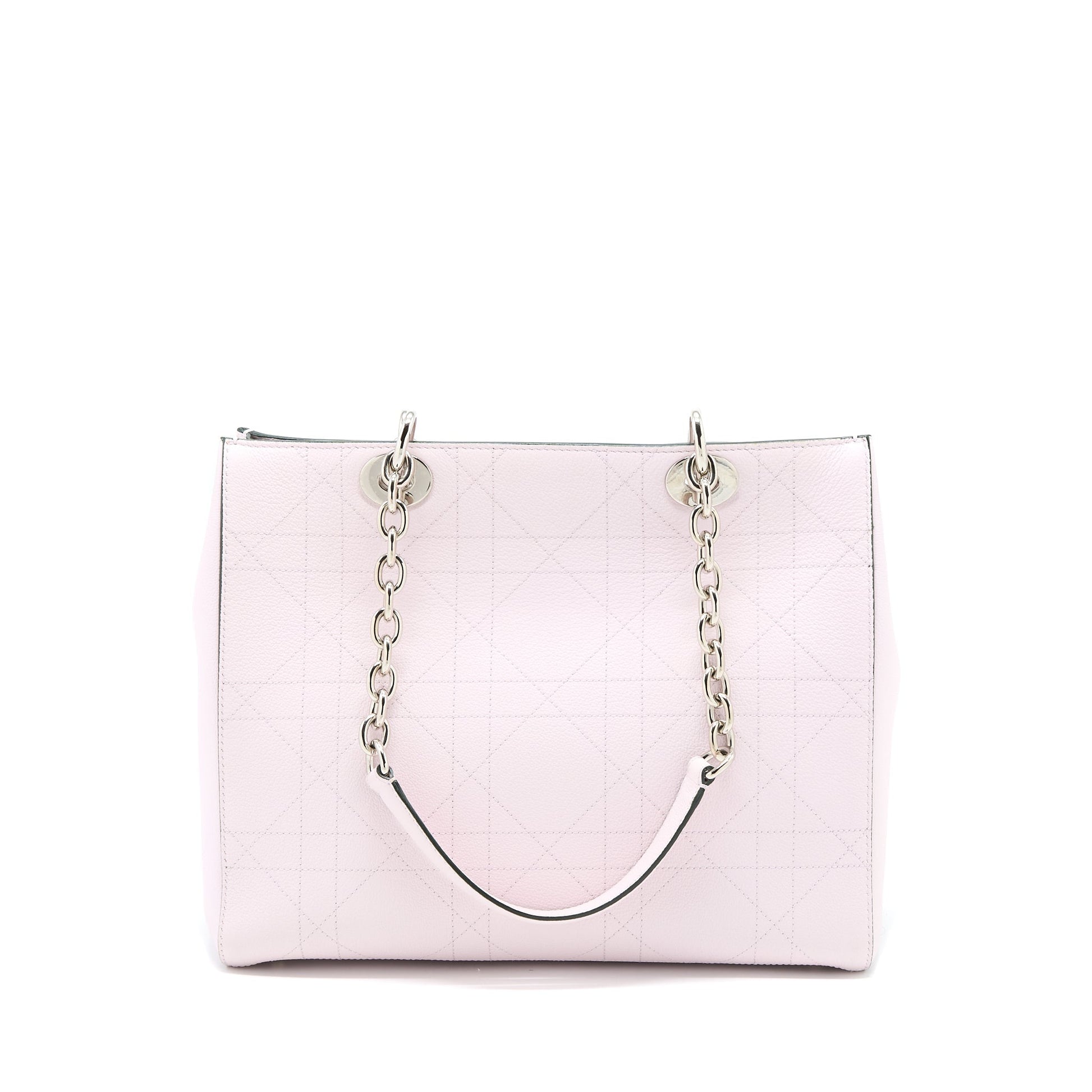 Dior Tote Purse Calfskin Light Pink