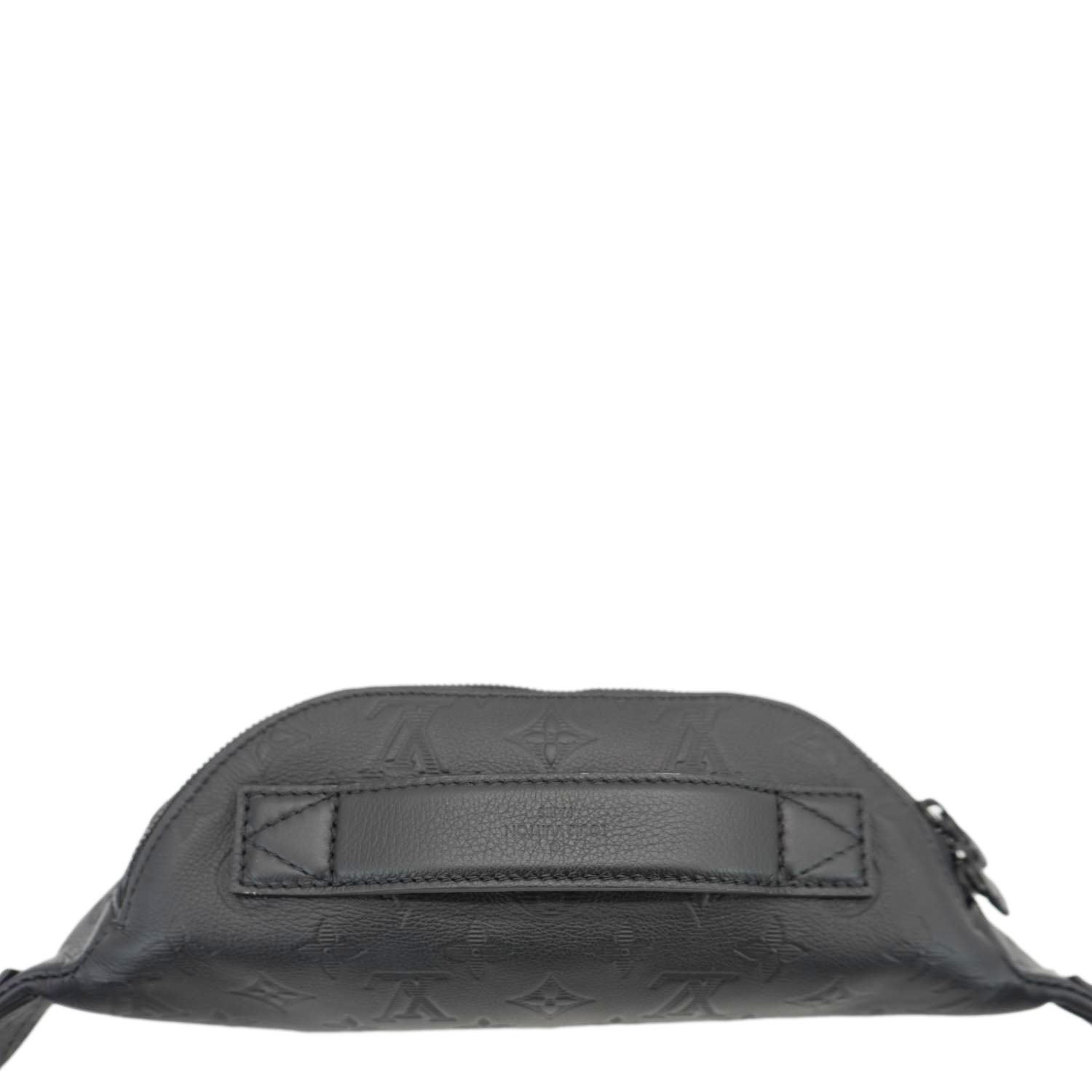 LOUIS VUITTON Rush Monogram Shadow Leather Bumbag Black