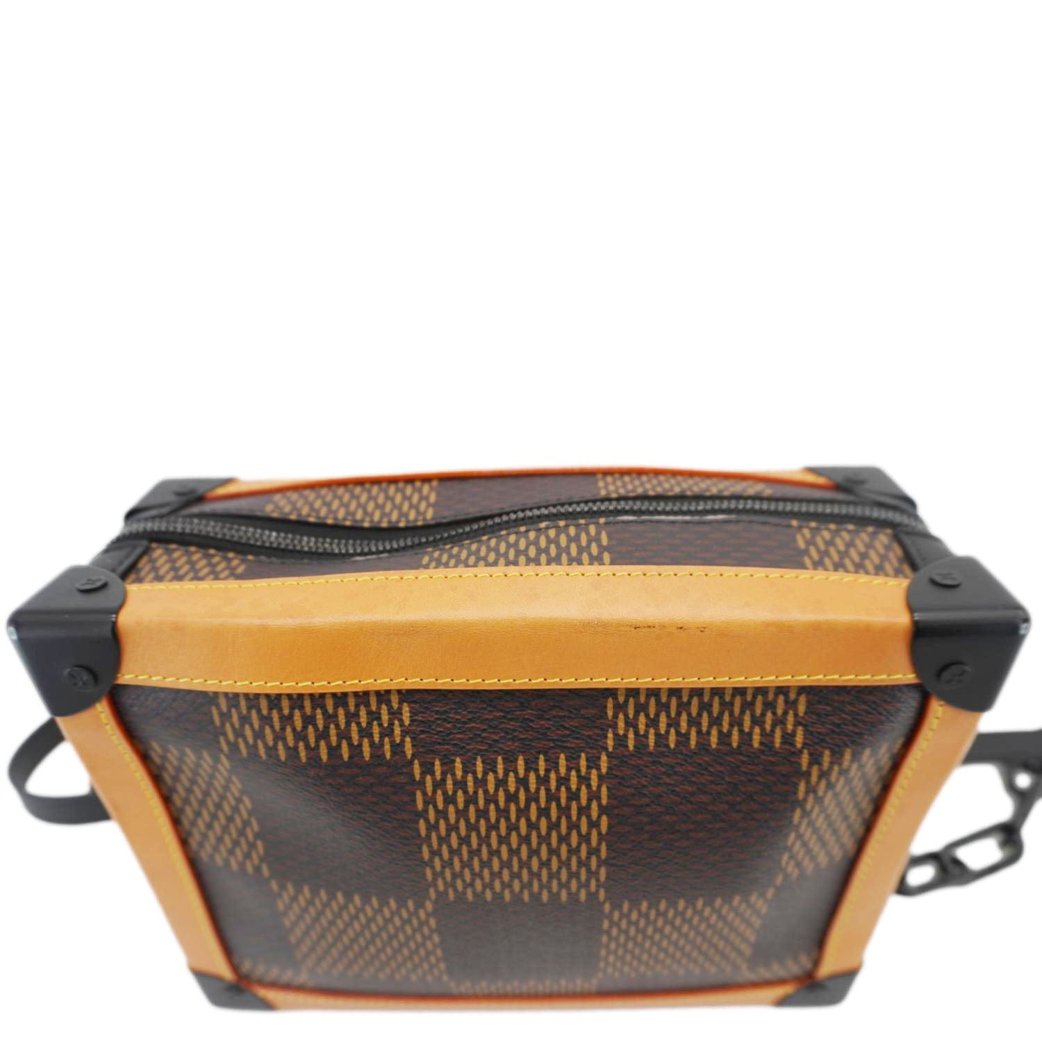 LOUIS VUITTON X NIGO Soft Trunk Giant Damier Ebene Monogram Shoulder Bag Brown