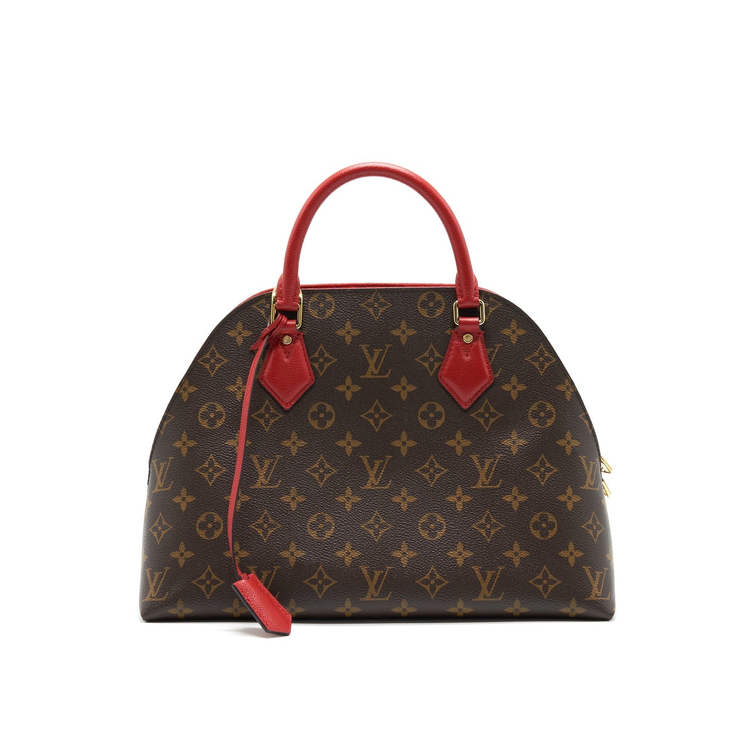 LOUIS VUITTON Monogram Canvas Alma BNB Bag Red
