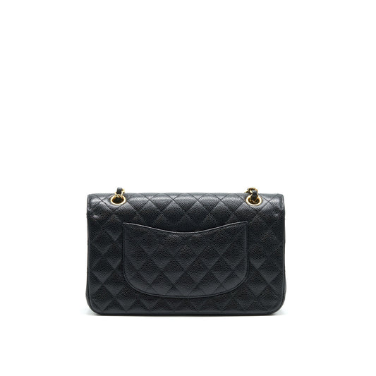Chanel medium Classic double flap Bag Caviar black serial 25