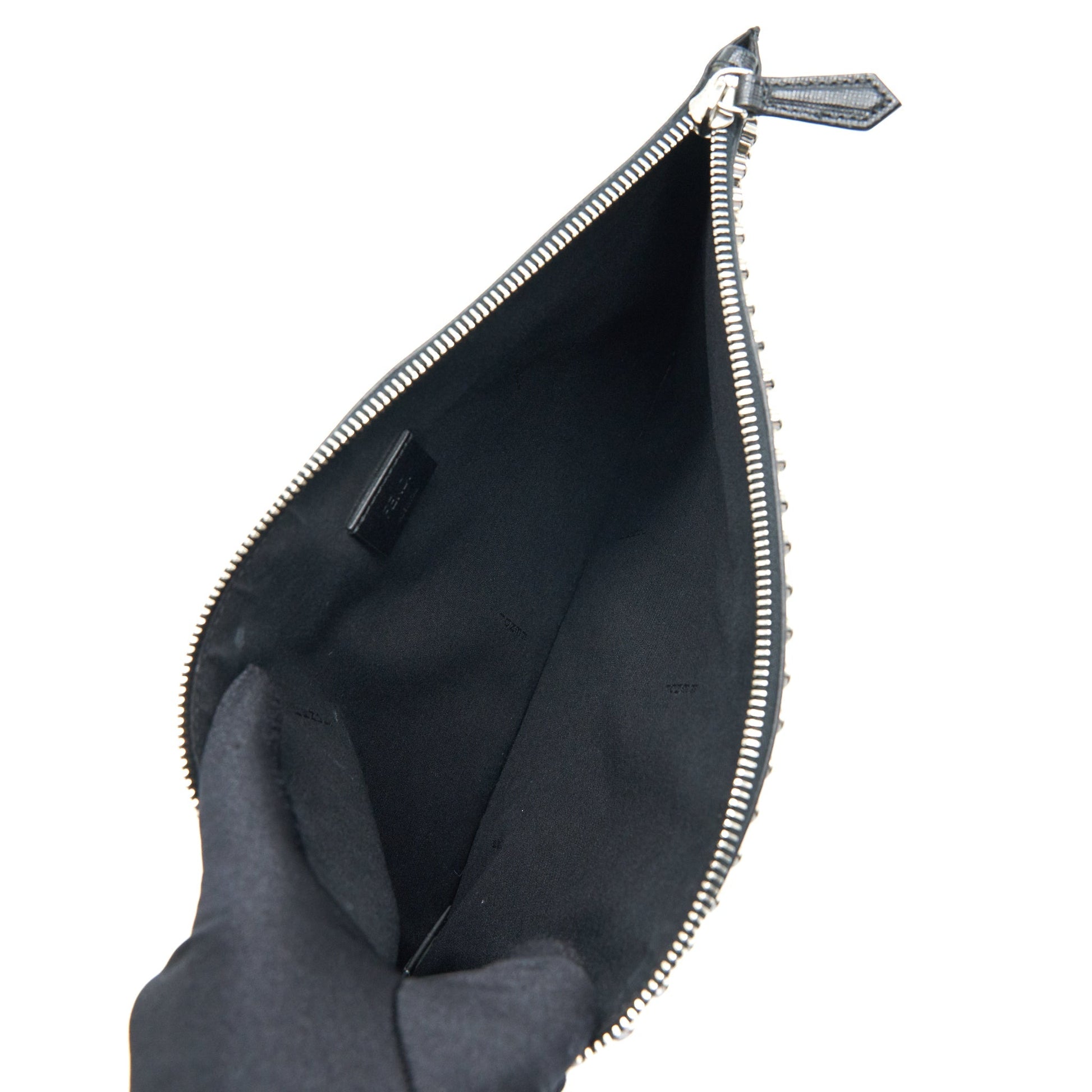 Fendi Studded Unisex Monster Clutch